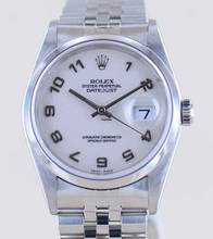 Thumbnail von Rolex Datejust 36 16200 Saphirglas Computer dial Jubiléband rar Automatik B+P