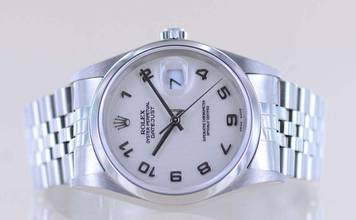 Thumbnail von Rolex Datejust 36 16200 Saphirglas Computer dial Jubiléband rar Automatik B+P