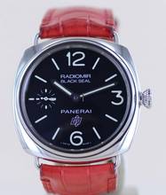 Thumbnail von Officine Paneral Radiomir PAM00380 Black Seal Logo 45 mm Hand Wind Red Strap B+P