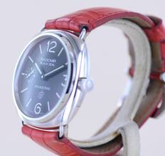 Thumbnail von Officine Paneral Radiomir PAM00380 Black Seal Logo 45 mm Hand Wind Red Strap B+P