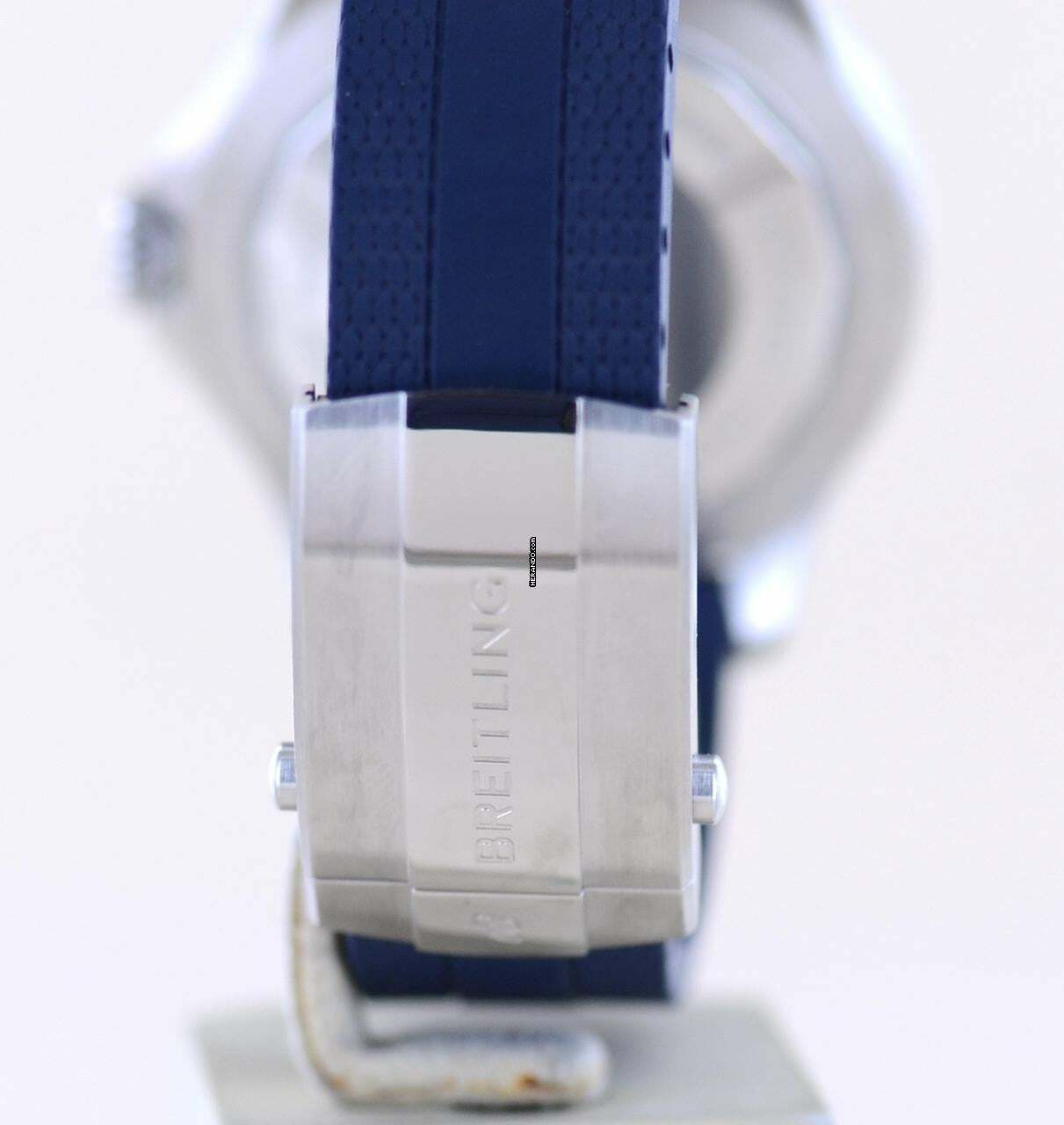 Thumbnail von Breitling Superocean 44 44mm Automatic Stahl Blue rubber Diver Top B+P