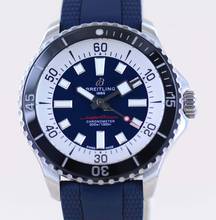 Thumbnail von Breitling Superocean 44 44mm Automatic Stahl Blue rubber Diver Top B+P