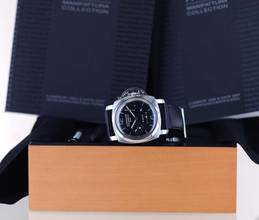 Thumbnail von Officine Paneral Luminor 1950 GMT 8-Days 44mm Date Pam233 B+P Full-Set