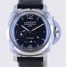 Thumbnail von Officine Paneral Luminor 1950 GMT 8-Days 44mm Date Pam233 B+P Full-Set