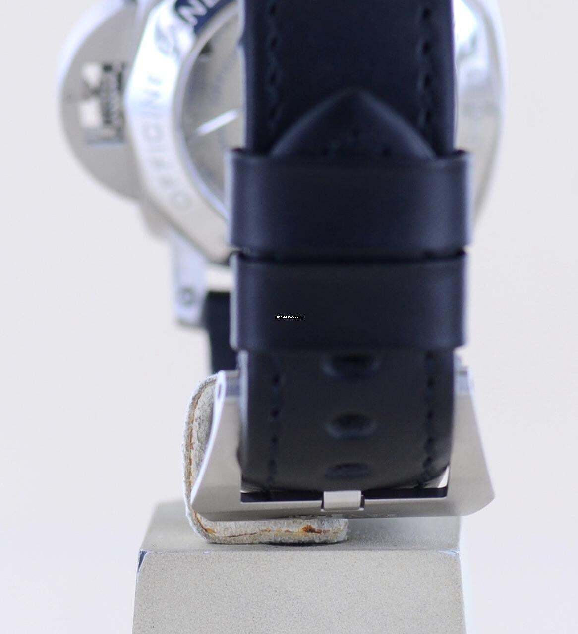 Thumbnail von Officine Paneral Luminor 1950 GMT 8-Days 44mm Date Pam233 B+P Full-Set