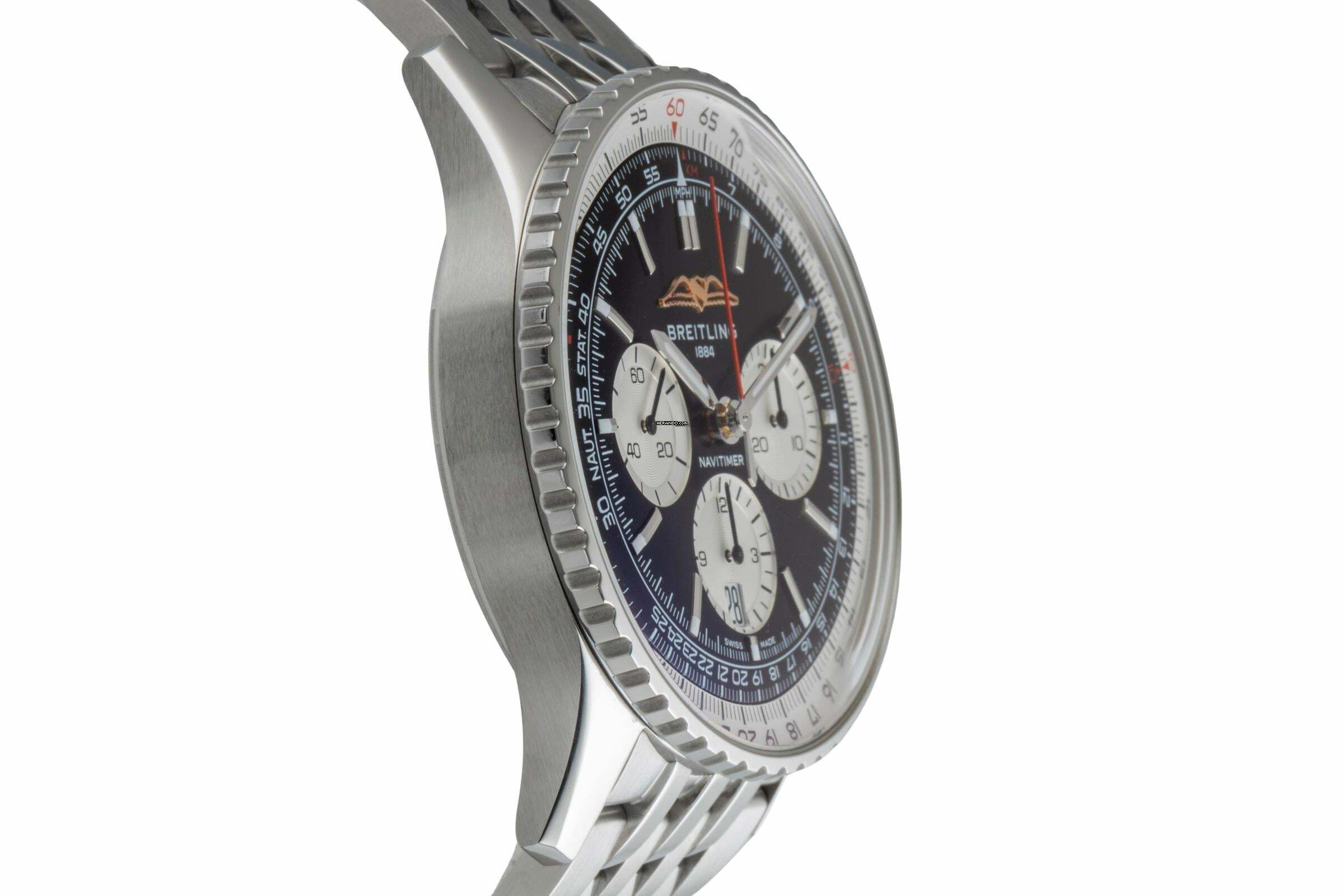 Thumbnail von Breitling Navitimer 1 B01 Chronograph 43 Stahl Automatik AB0138211B1P1 NP 9650 