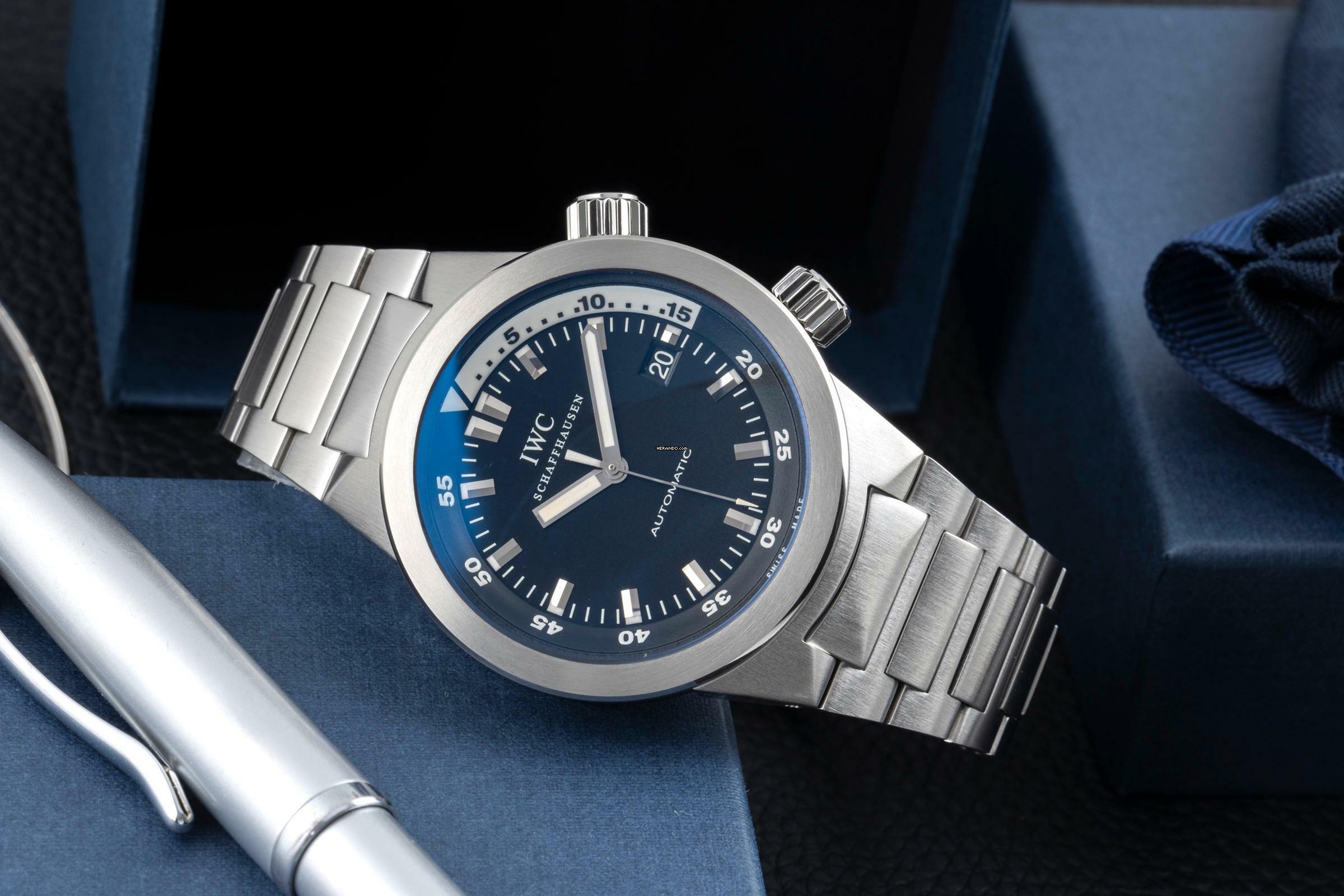 Thumbnail von IWC Aquatimer Automatic Stahl Automatik Herrenuhr Ref. IW354804 Klassiker