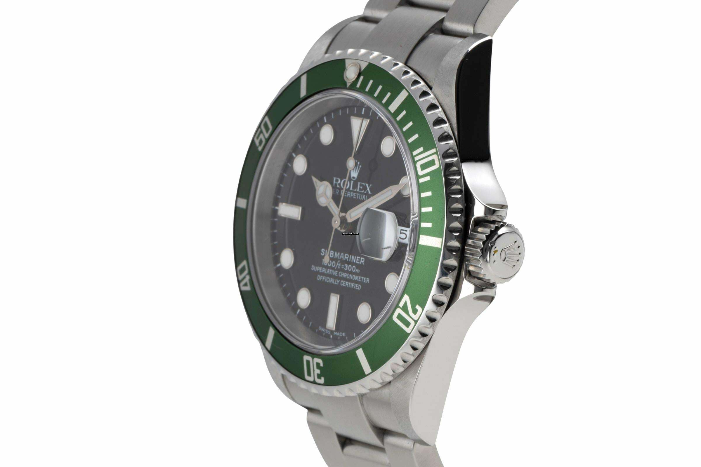 Thumbnail von Rolex Submariner Date Kermit Automatik Herrenuhr Swiss Made Dial Ref. 16610LV