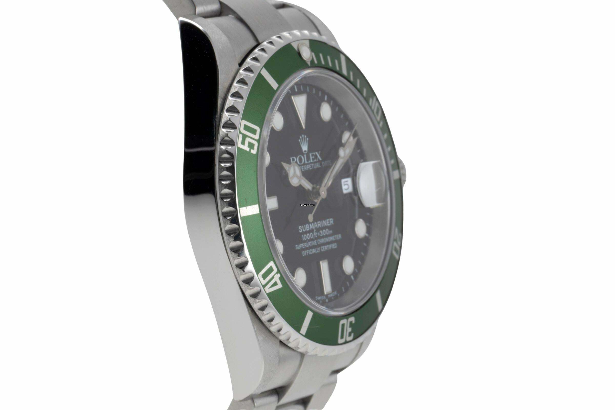 Thumbnail von Rolex Submariner Date Kermit Automatik Herrenuhr Swiss Made Dial Ref. 16610LV