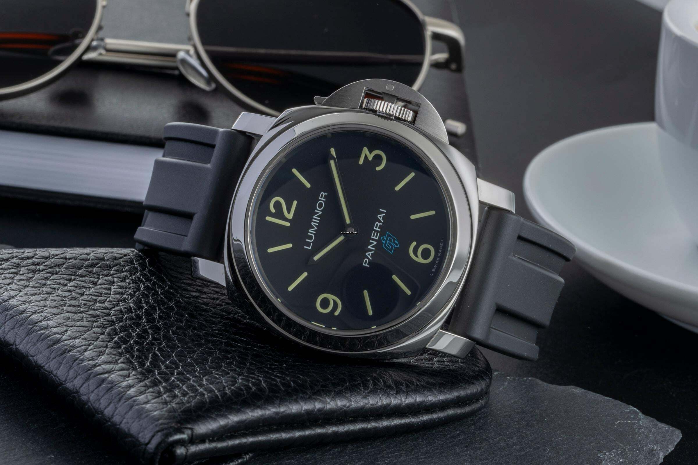 Thumbnail von Panerai Luminor 44 Handaufzug Edelstahl Herrenuhr Ref. PAM00774