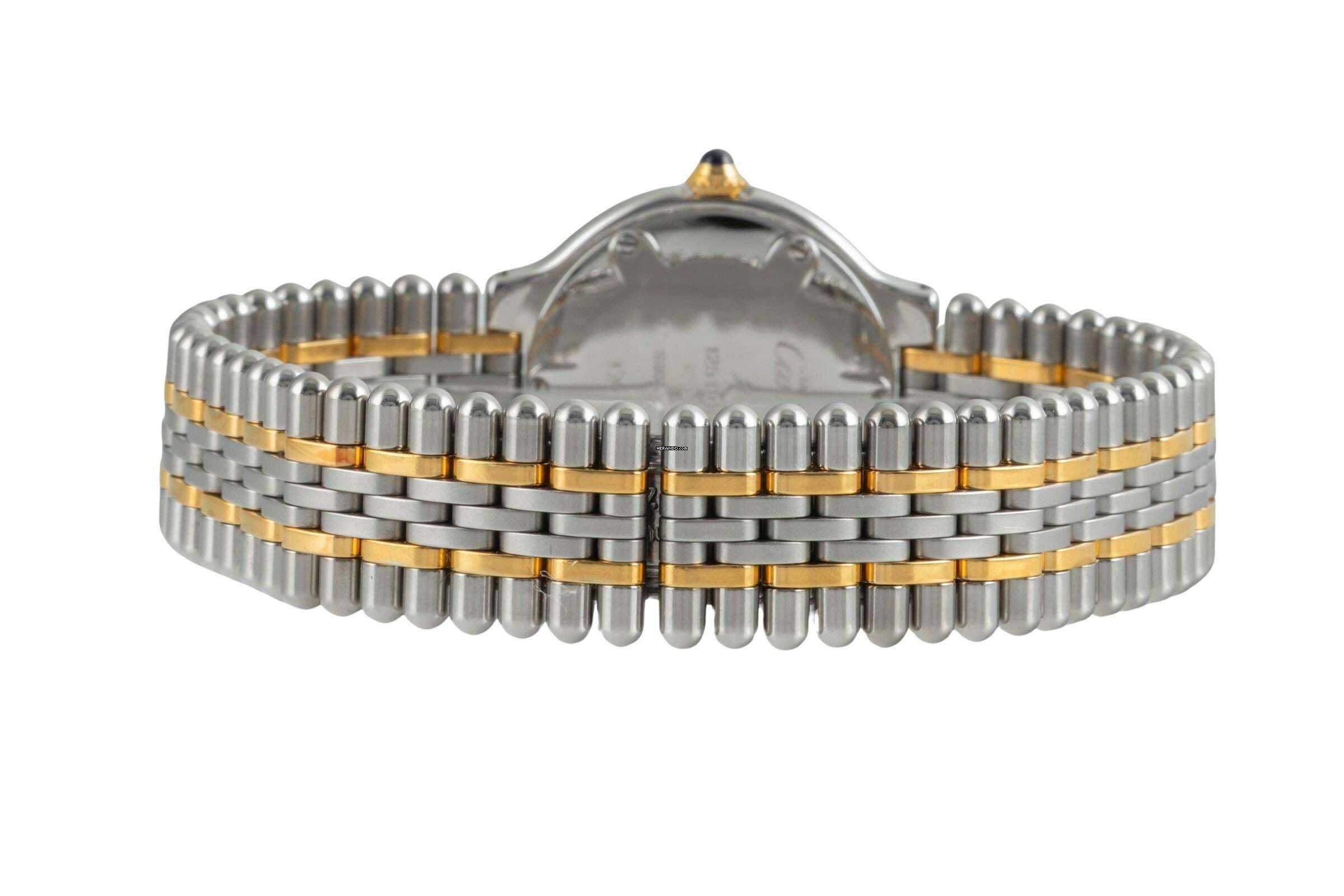 Thumbnail von Cartier 21 Must de Cartier SM Stahl / Gold Quarz Damenuhr Ref. W10051F4 B&P