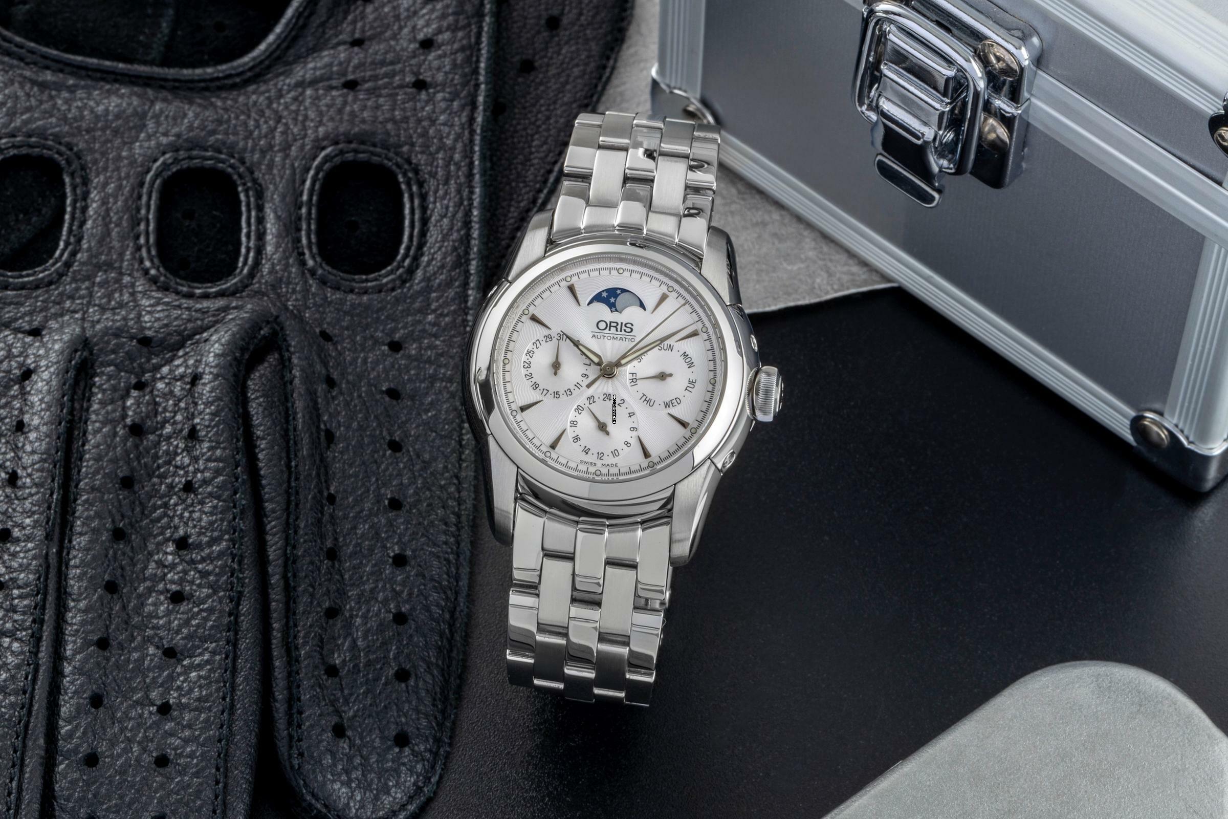 Thumbnail von Oris Artelier Complication Automatik Stahl Ref. 581 7554 4051