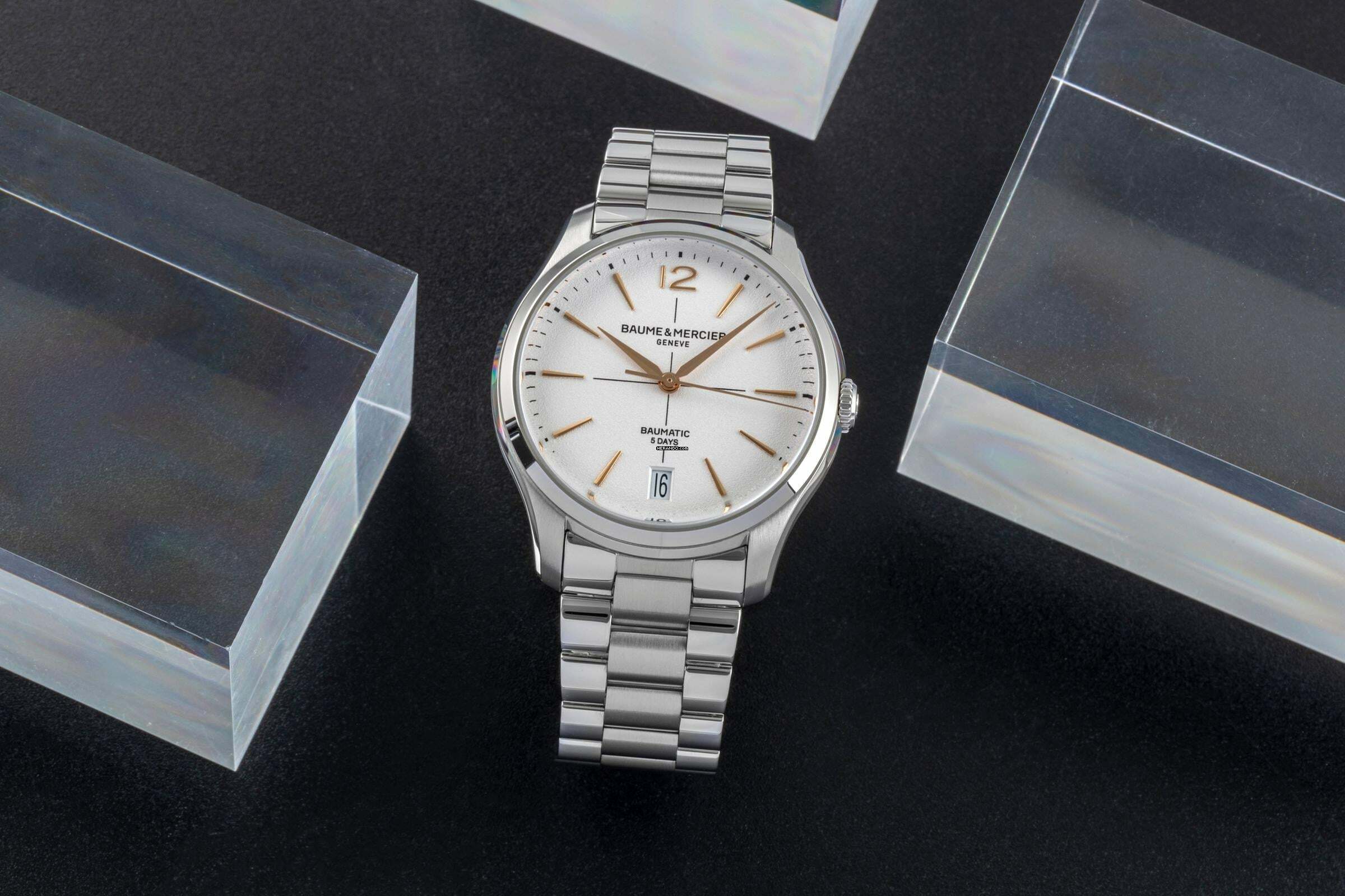  Baume & Mercier Clifton Stahl Automatik Herrenuhr Ref. M0A10793 B&P 2025 