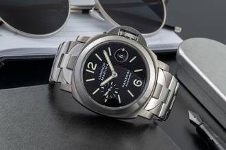 Thumbnail von Panerai Luminor Marina Automatic Stahl / Titan Automatik Herrenuhr Ref. PAM00221