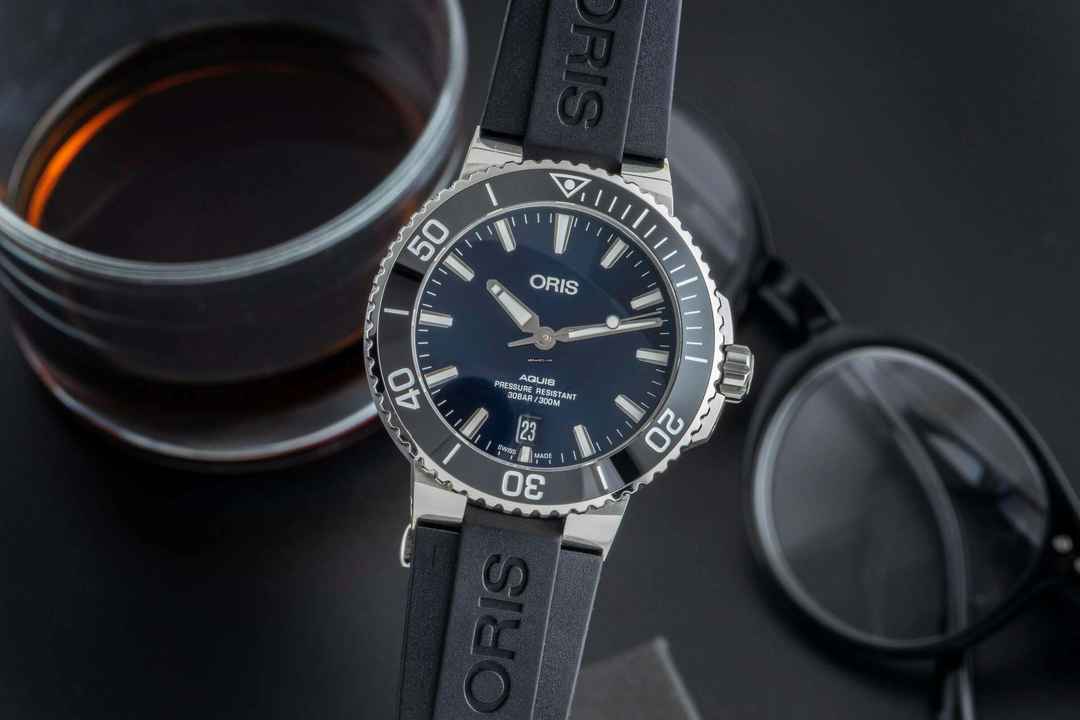  Oris Aquis Date Stahl Automatik Herrenuhr Ref. 01 733 7732 4135 Box & Papiere 