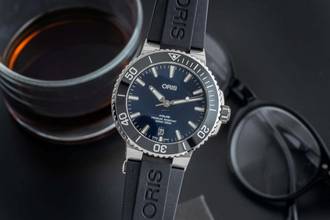 Thumbnail von Oris Aquis Date Stahl Automatik Herrenuhr Ref. 01 733 7732 4135 Box & Papiere