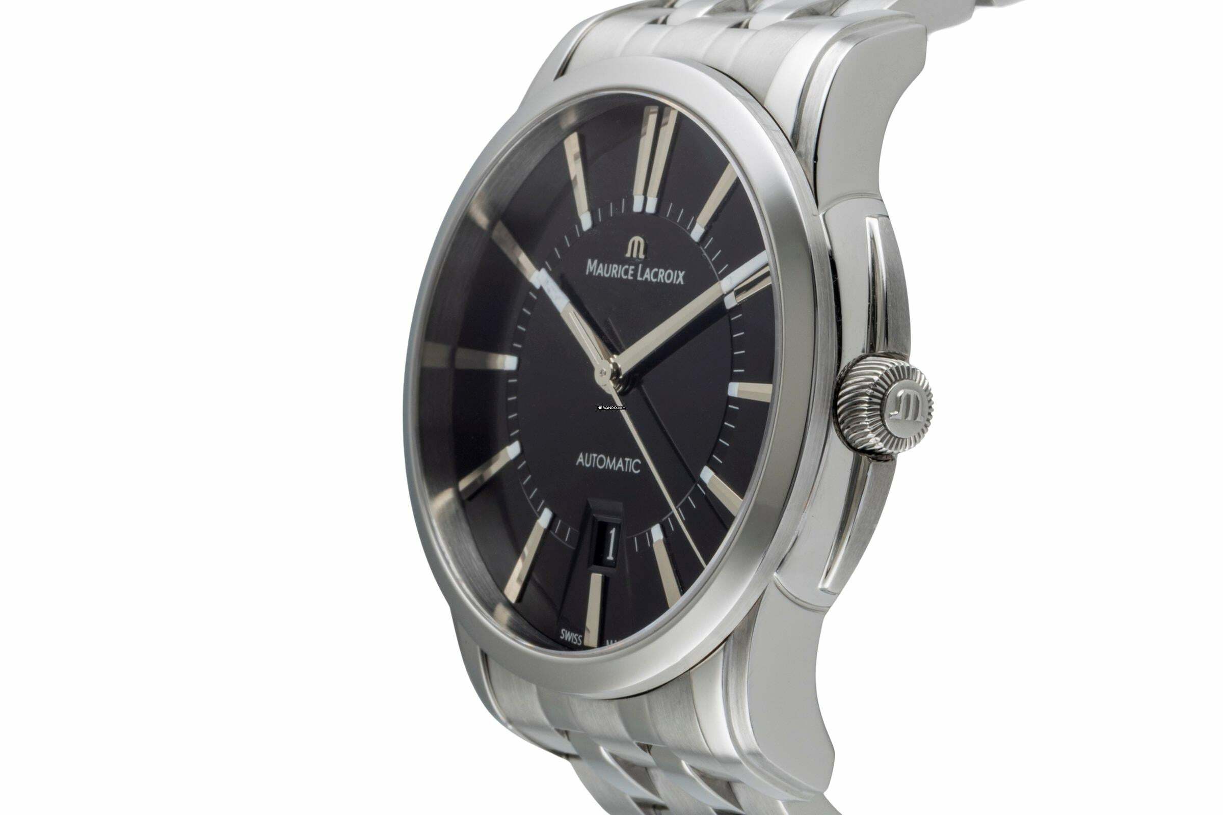 Thumbnail von Maurice Lacroix Pontos Date Stahl Automatik Herrenuhr Ref. PT6148