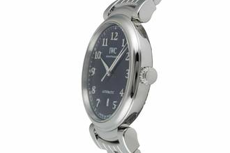 Thumbnail von IWC Da Vinci Automatic Blue Dial Edelstahl Automatik Ref. IW356605 Box