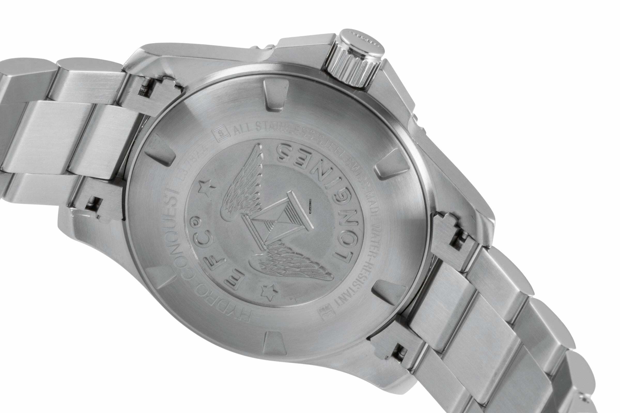 Thumbnail von Longines HydroConquest Hydro Conquest Stahl Automatik Herrenuhr Ref. L3.782.4.06.6 B&P 2020