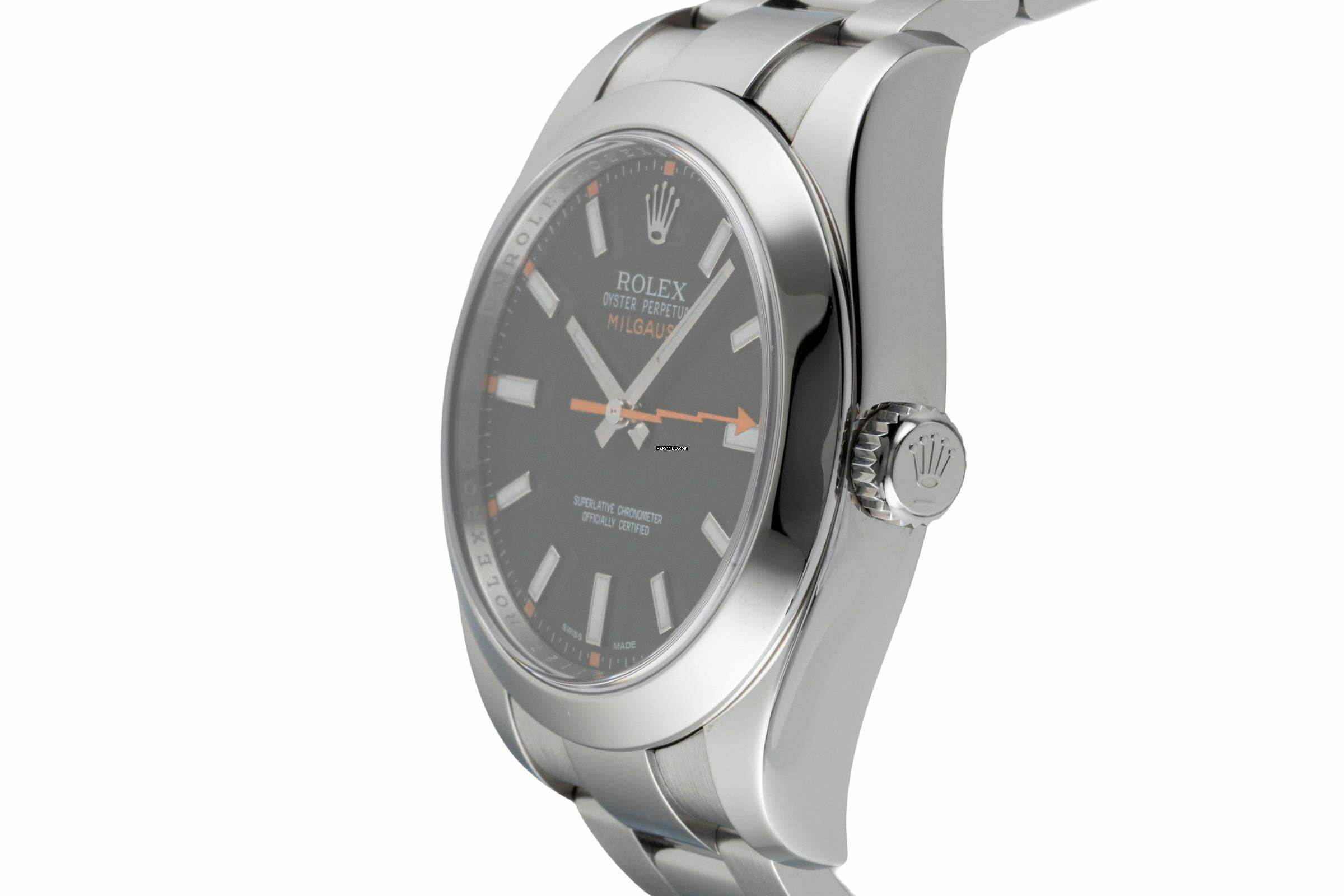 Thumbnail von Rolex Milgauss Black Dial Stahl Automatik Ref. 116400 V-Serie B&P 2012 LC 100