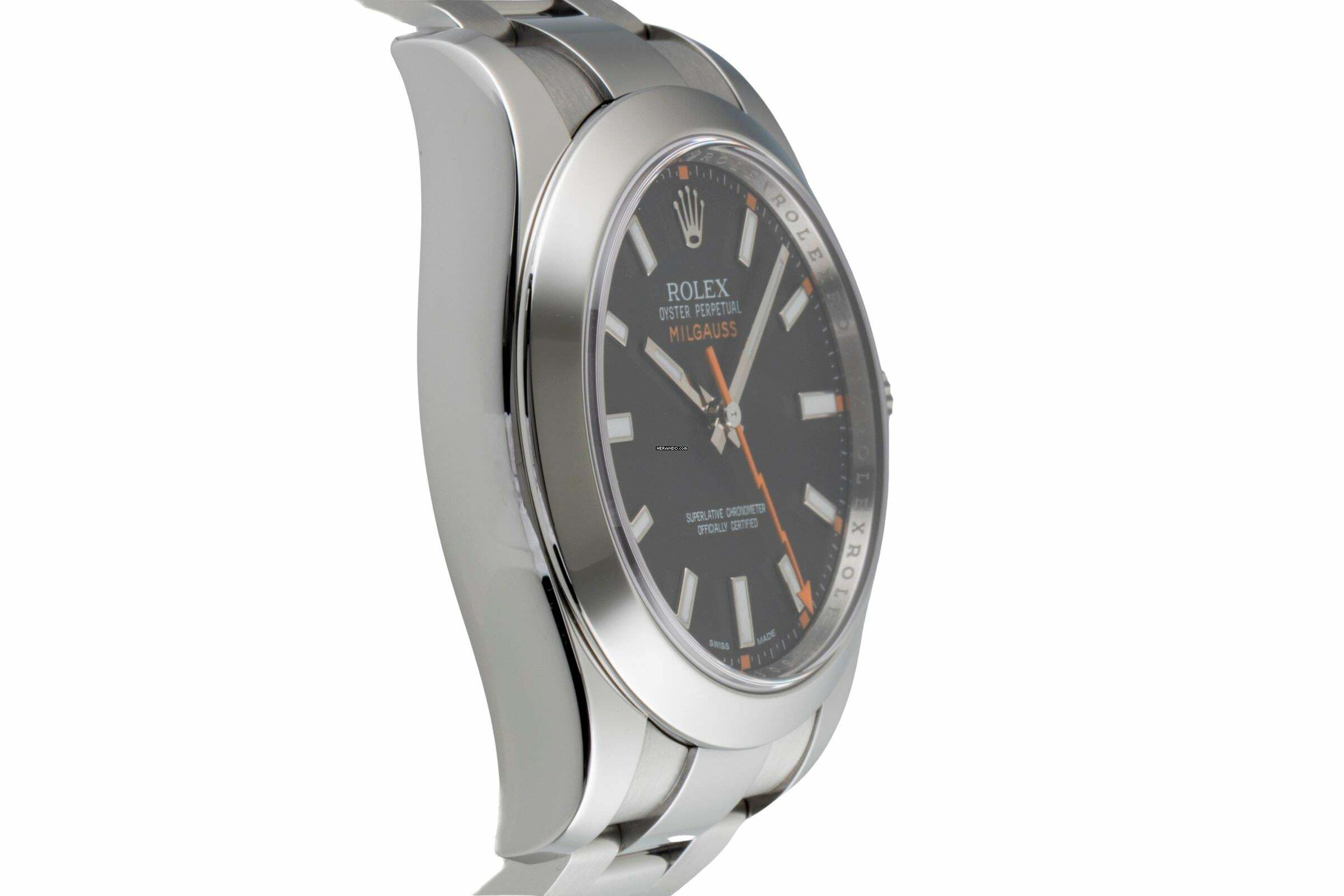 Thumbnail von Rolex Milgauss Black Dial Stahl Automatik Ref. 116400 V-Serie B&P 2012 LC 100