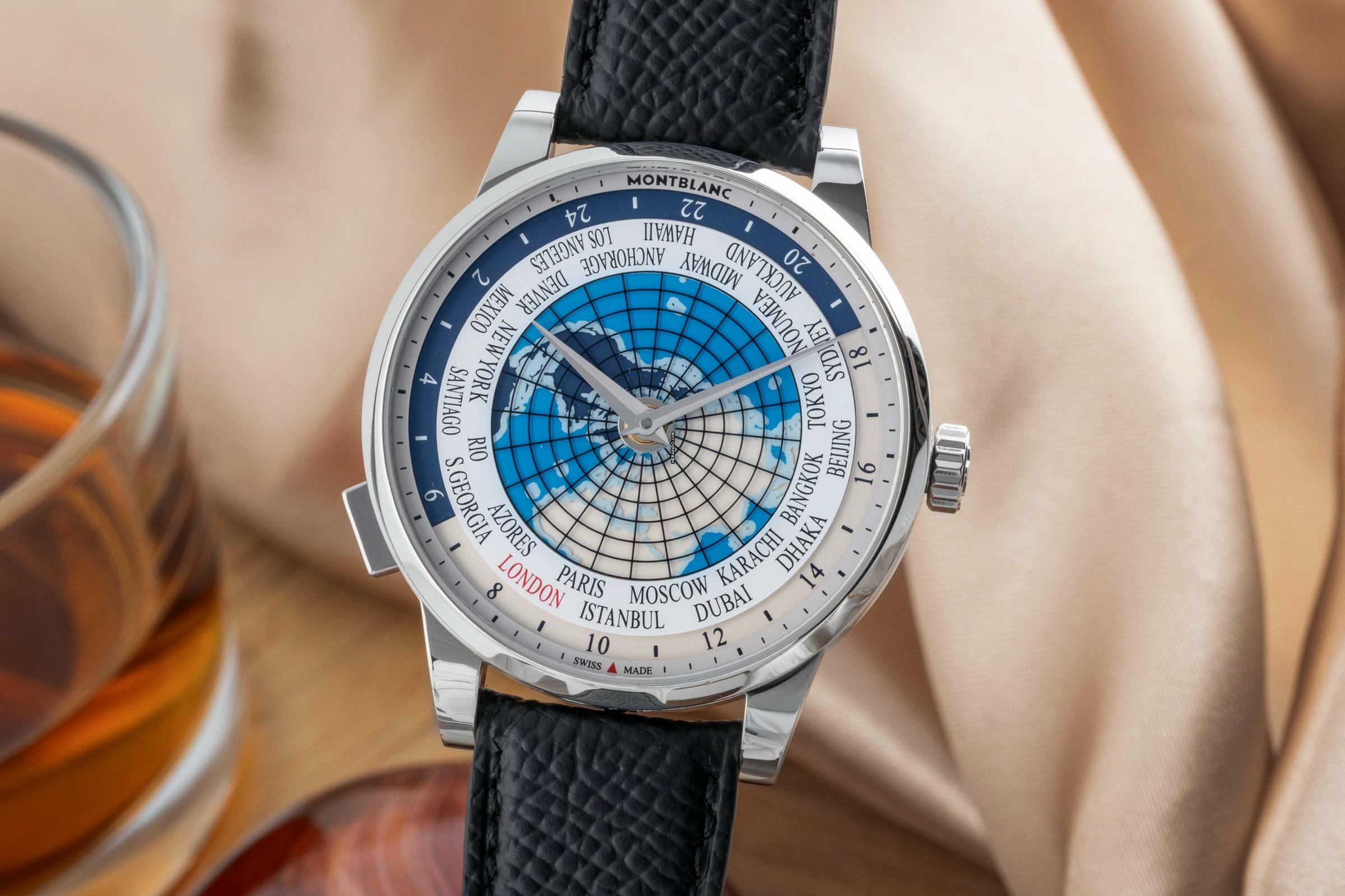 Thumbnail von Montblanc Heritage Spirit Stahl Automatik Herrenuhr Ref. 112308 7339 Box & Papiere 2016