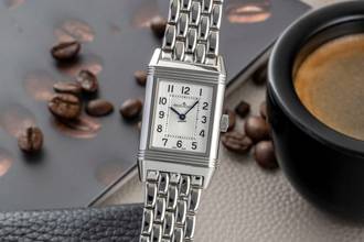 Thumbnail von Jaeger-LeCoultre Reverso Lady Stahl Handaufzug Damenuhr Ref. Q2608140 221.8.86