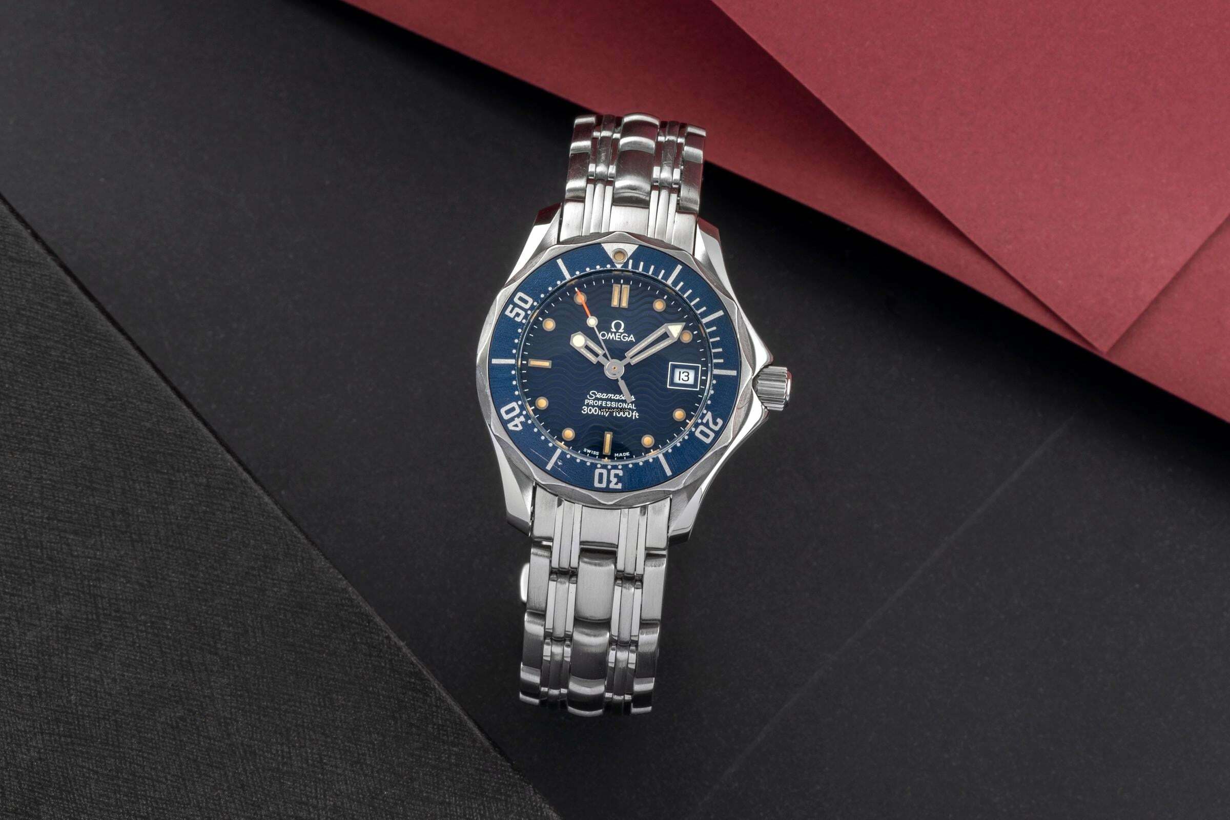  Omega Seamaster Lady Seamaster Professional 300M Edelstahl Damenuhr Ref. 2583.80.00 