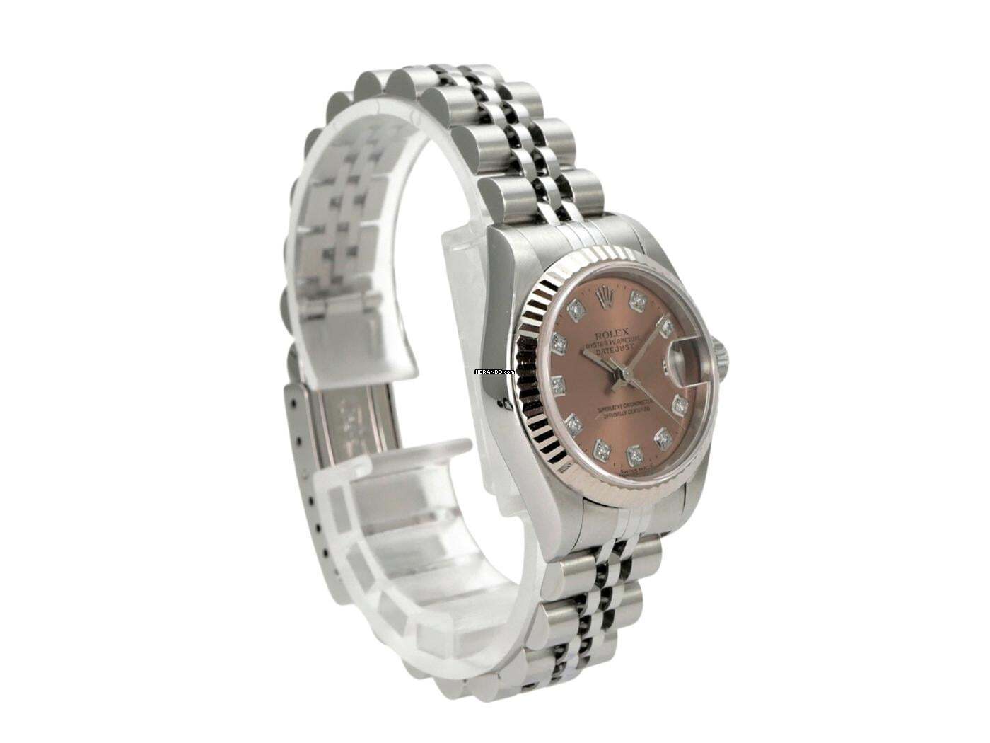  Rolex Lady-Datejust 26 Ref. 79174 Pink Dia Jubile-Band 