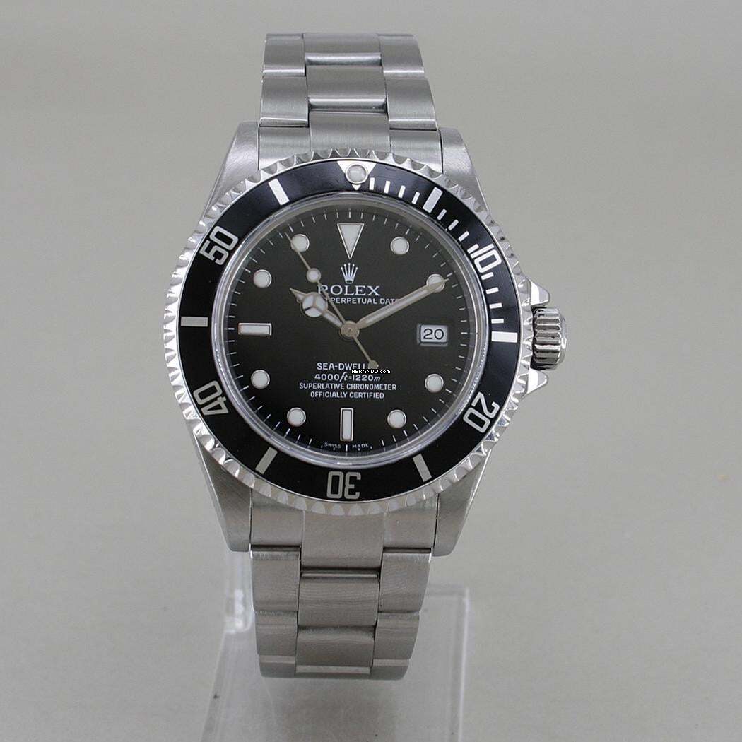 Thumbnail von Rolex Sea-Dweller 4000 Ø 40 mm Lünette Aluminium Heliumventil ROLEX Box D-Serie