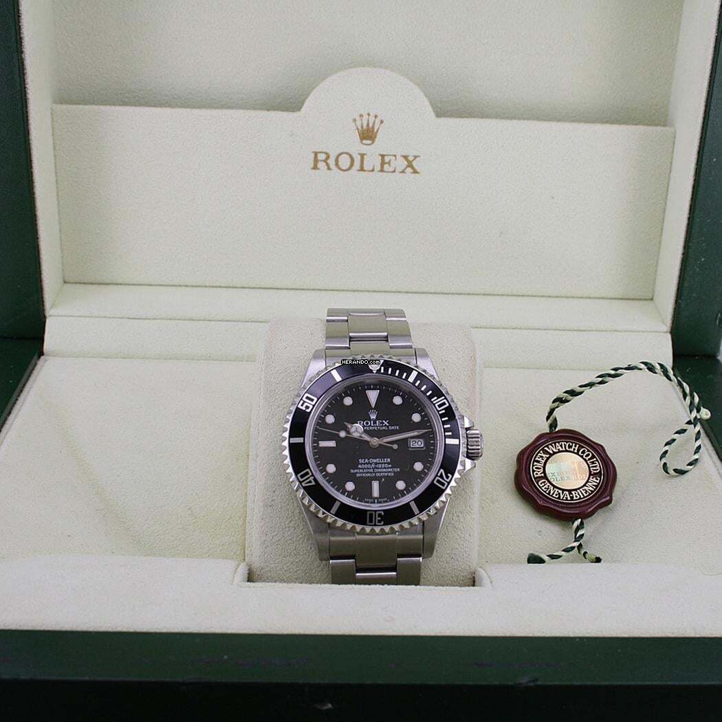 Thumbnail von Rolex Sea-Dweller 4000 Ø 40 mm Lünette Aluminium Heliumventil ROLEX Box D-Serie