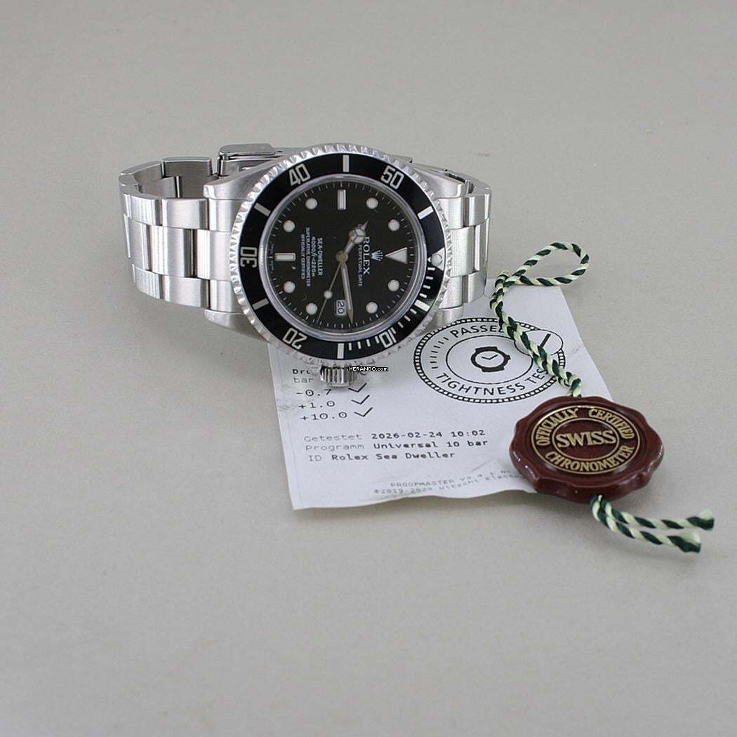 Thumbnail von Rolex Sea-Dweller 4000 Ø 40 mm Lünette Aluminium Heliumventil ROLEX Box D-Serie
