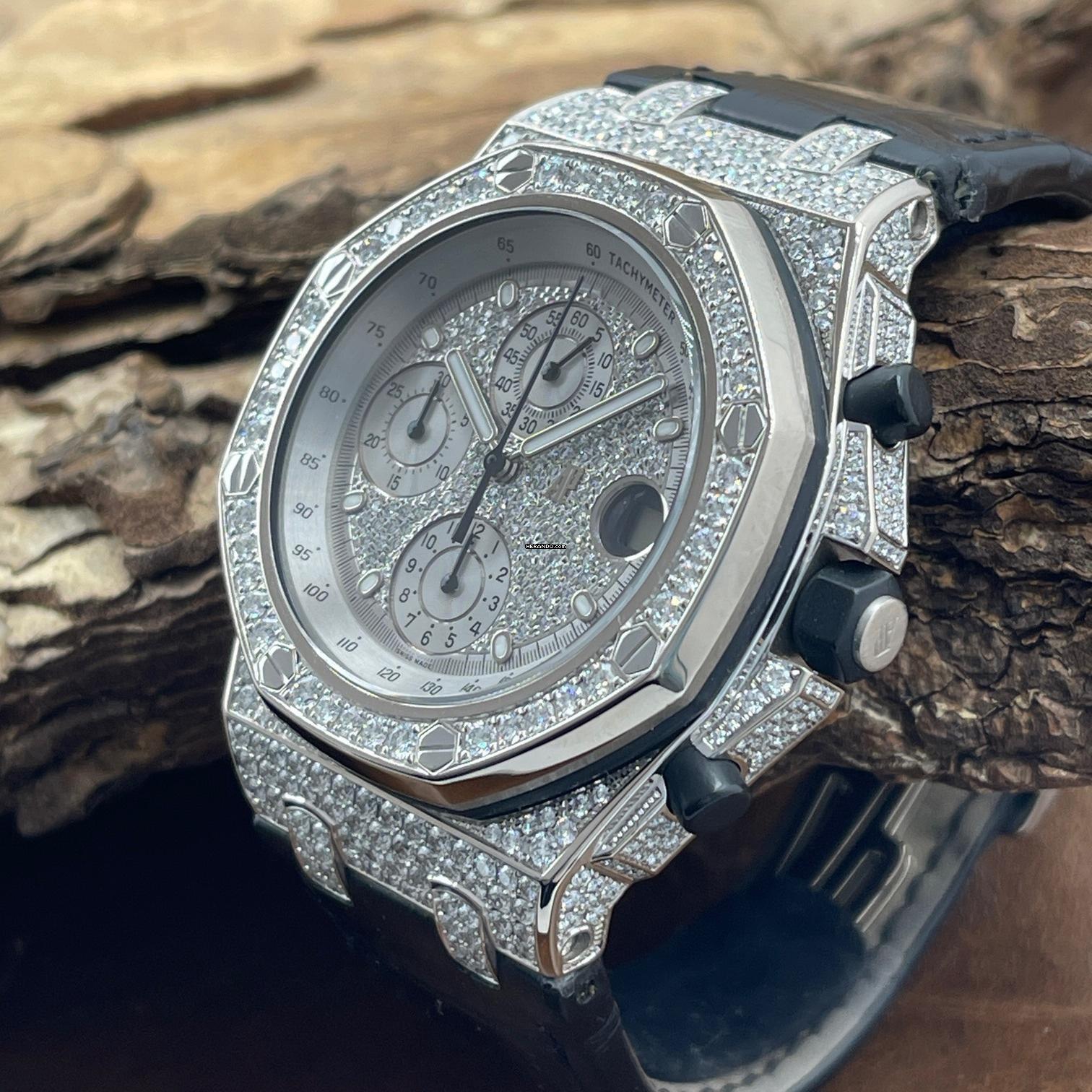 Thumbnail von Audemars Piguet Royal Oak Offshore Royal Oak Offshore - Diamond - P. 2008 - Ref. 26067BC.ZZ.D002CR.01