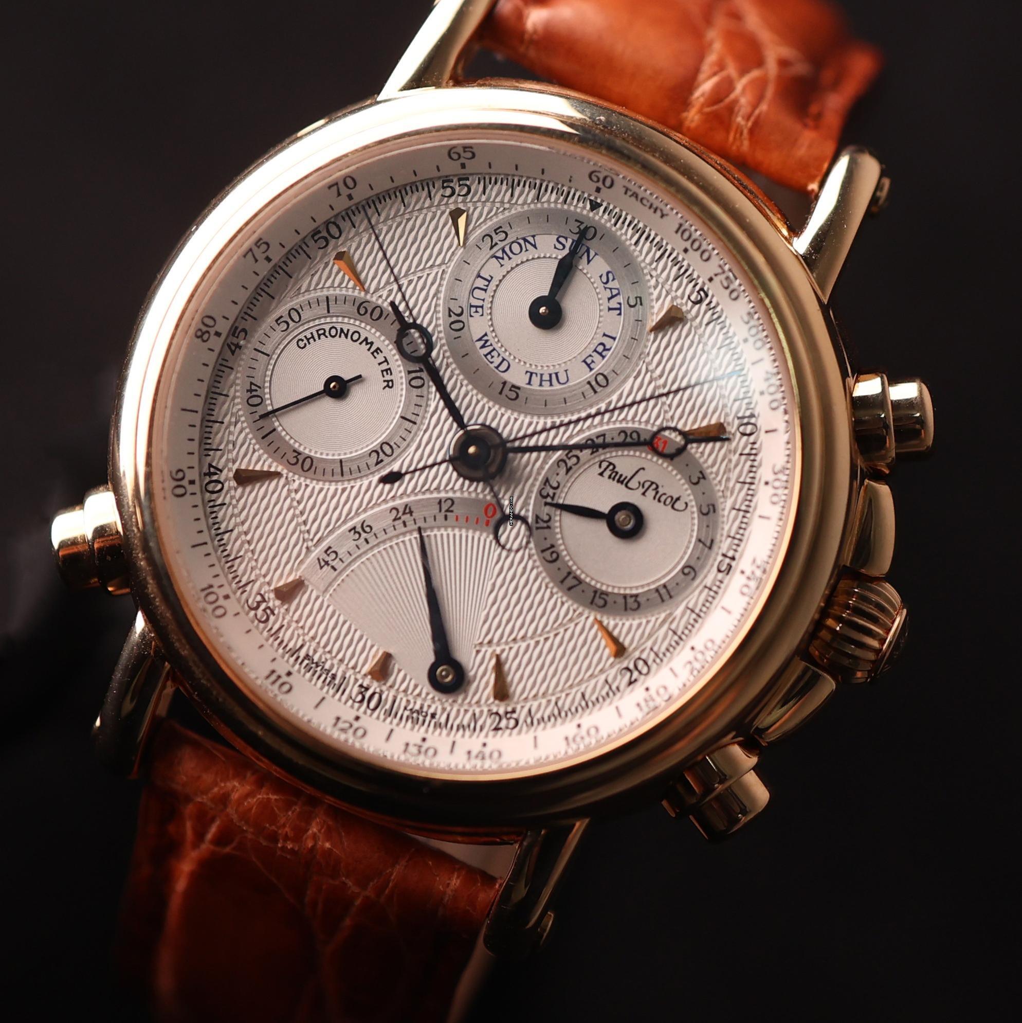 Thumbnail von Paul Picot Atelier Technicum Chronograph Rattrapante Yellow Gold SERVICE'26