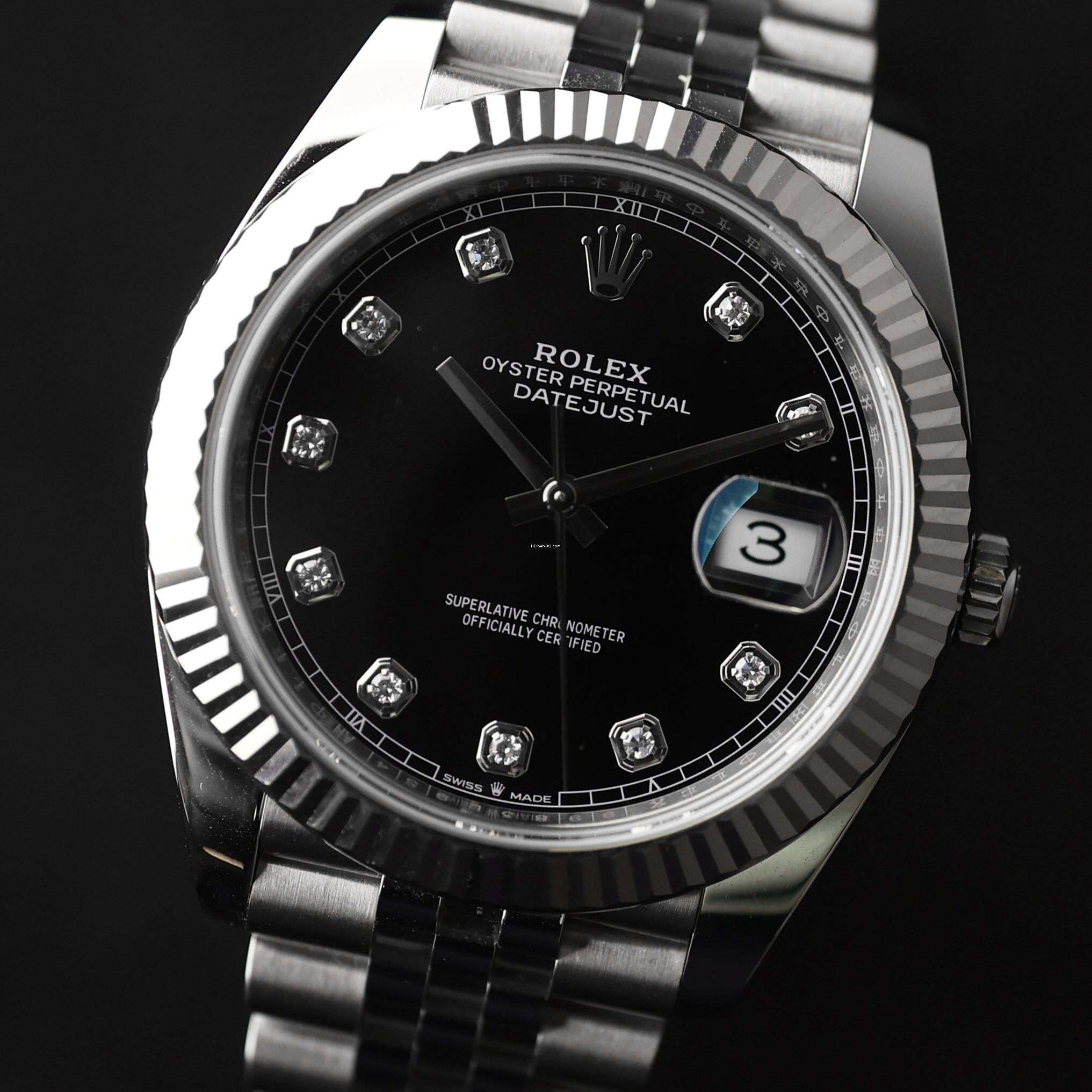 Thumbnail von Rolex Datejust 41 Jubilee Black Diamond Dial