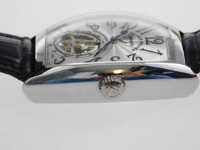 Thumbnail von Franck Muller Platinum Tourbillon Repetition Watch 36 X 50MM. 7880 RMT RARE Rarität Platinum Tourbillon Repetition Herrenuhr Full Set