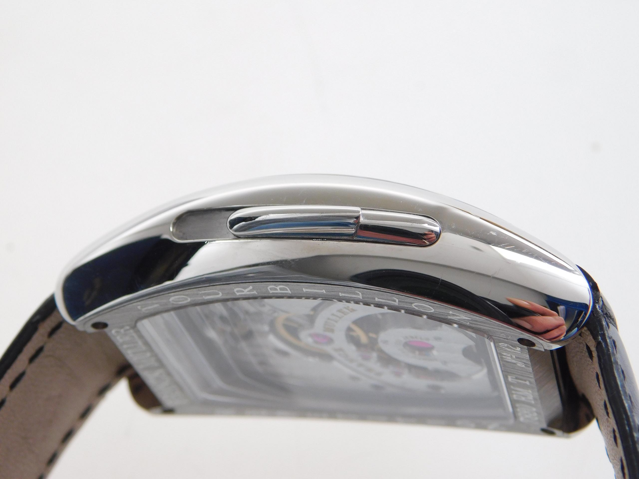 Thumbnail von Franck Muller Platinum Tourbillon Repetition Watch 36 X 50MM. 7880 RMT RARE Rarität Platinum Tourbillon Repetition Herrenuhr Full Set