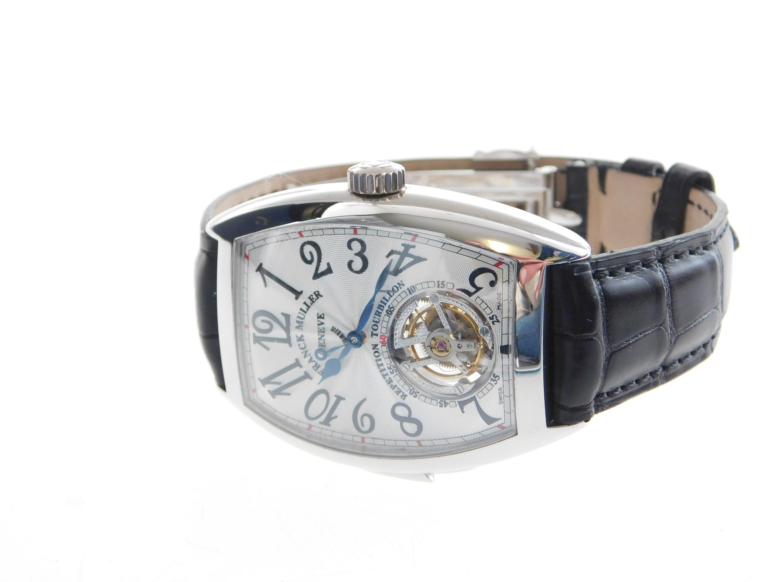 Thumbnail von Franck Muller Platinum Tourbillon Repetition Watch 36 X 50MM. 7880 RMT RARE Rarität Platinum Tourbillon Repetition Herrenuhr Full Set