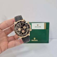 Thumbnail von Rolex Daytona Ouro Rosé Oysterflex Black Dial 40mm Automático Completo