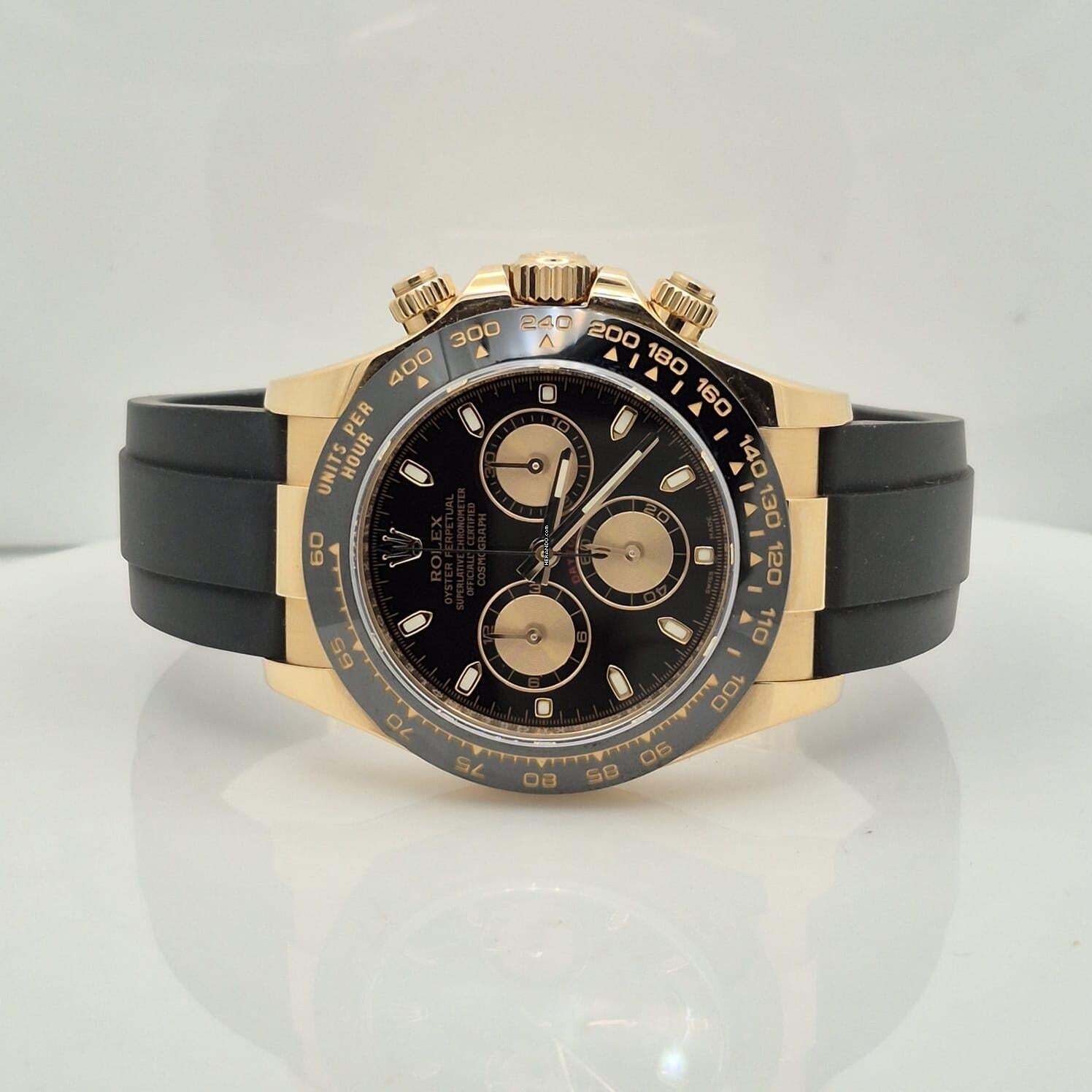 Thumbnail von Rolex Daytona Ouro Rosé Oysterflex Black Dial 40mm Automático Completo