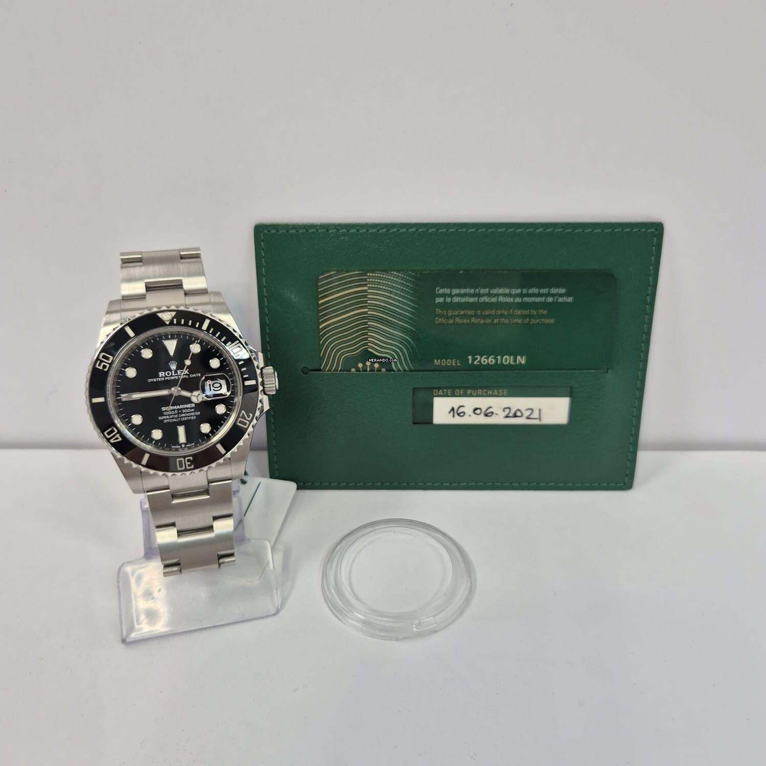 Rolex Submariner Date 41mm Automático Completo