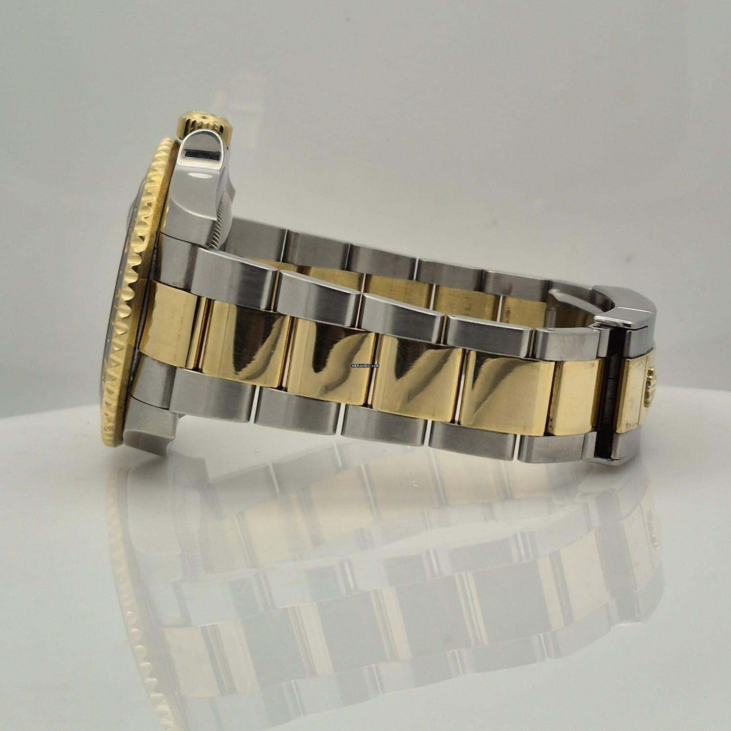 Thumbnail von Rolex GMT-Master II Ceramic Ouro & Aço 40mm Automático Completo