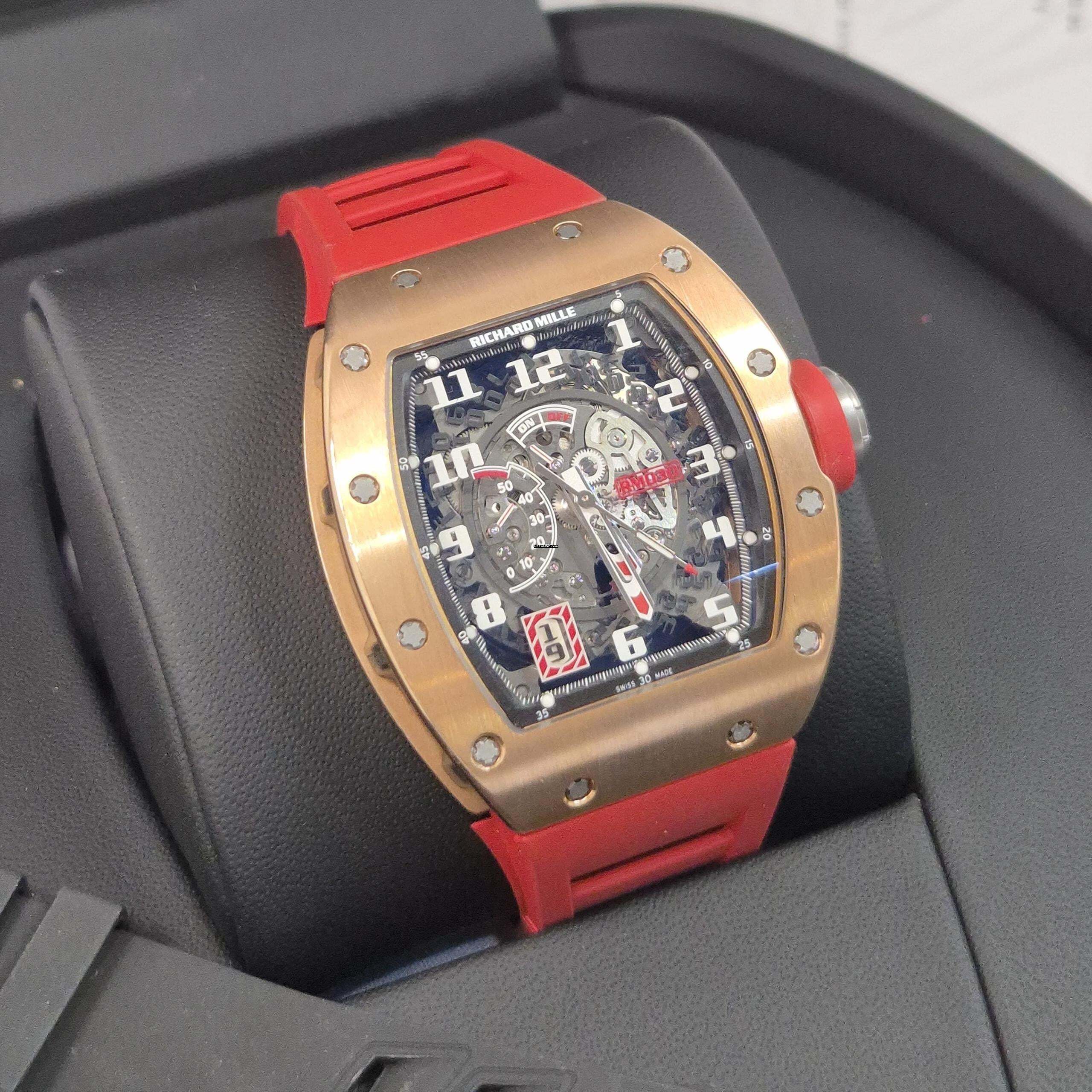 Thumbnail von Richard Mille RM 030 Ouro Rosé Edição Limitada 30 Peças 42.5mm Automático Completo