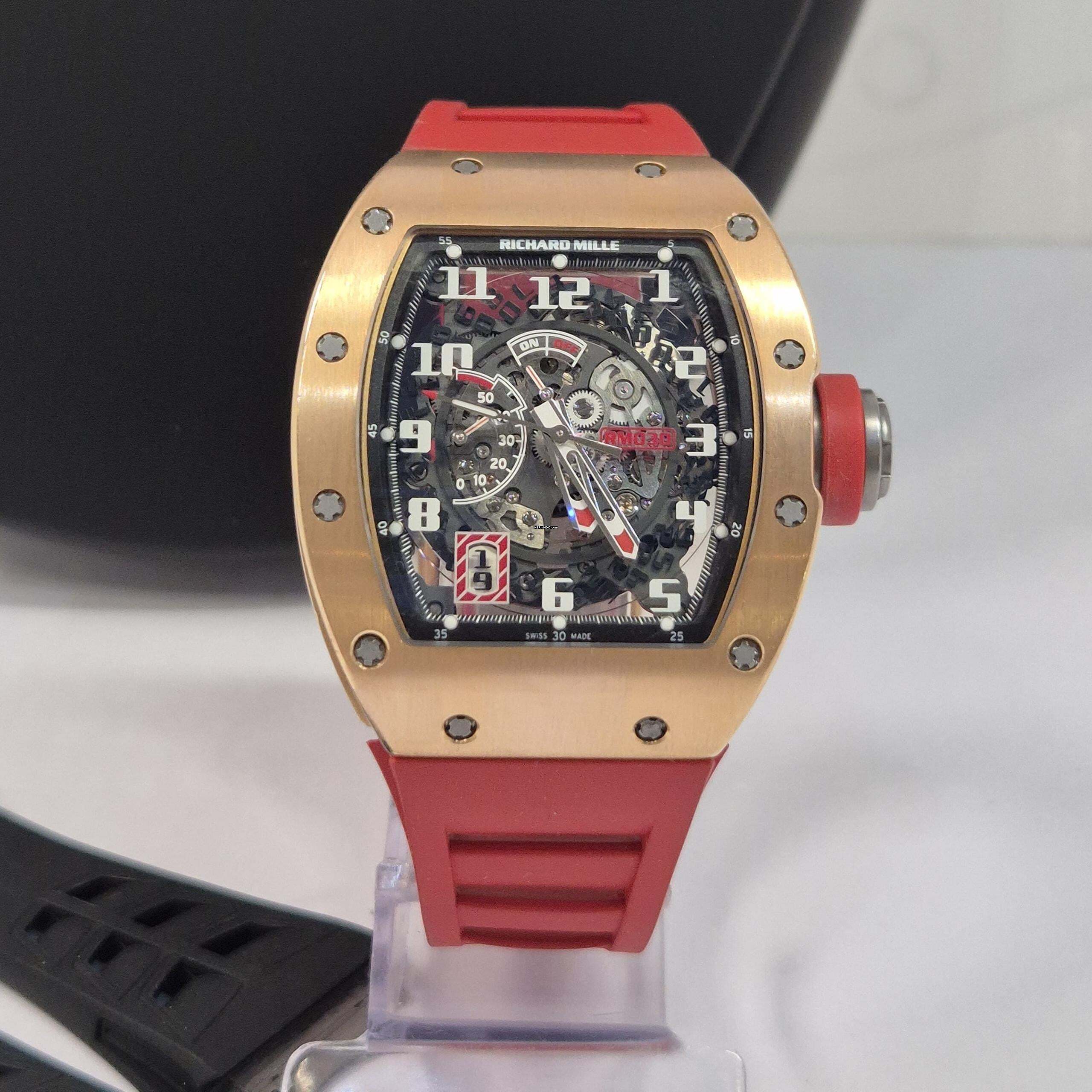 Thumbnail von Richard Mille RM 030 Ouro Rosé Edição Limitada 30 Peças 42.5mm Automático Completo