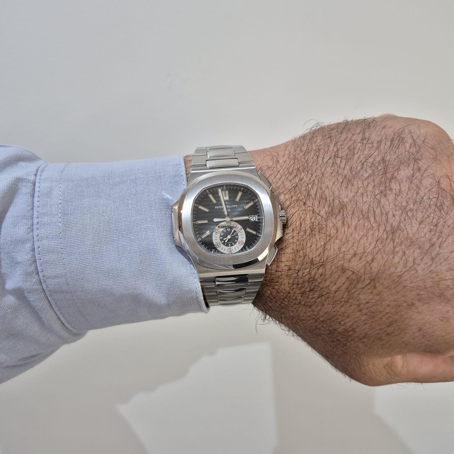 Thumbnail von Patek Philippe Nautilus Flyback Chronograph Blue Dial 40.5mm Automático Completo