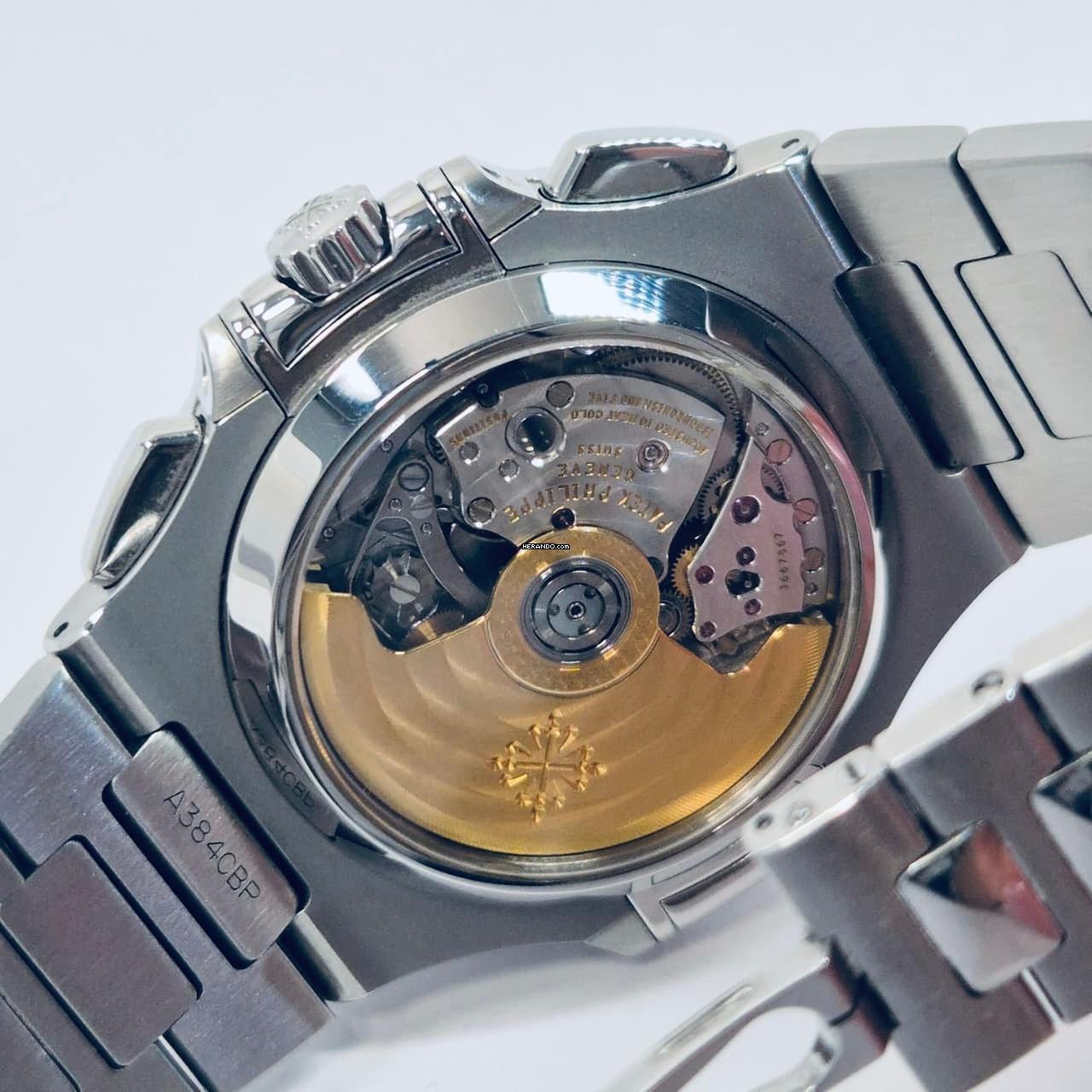 Thumbnail von Patek Philippe Nautilus Flyback Chronograph Blue Dial 40.5mm Automático Completo