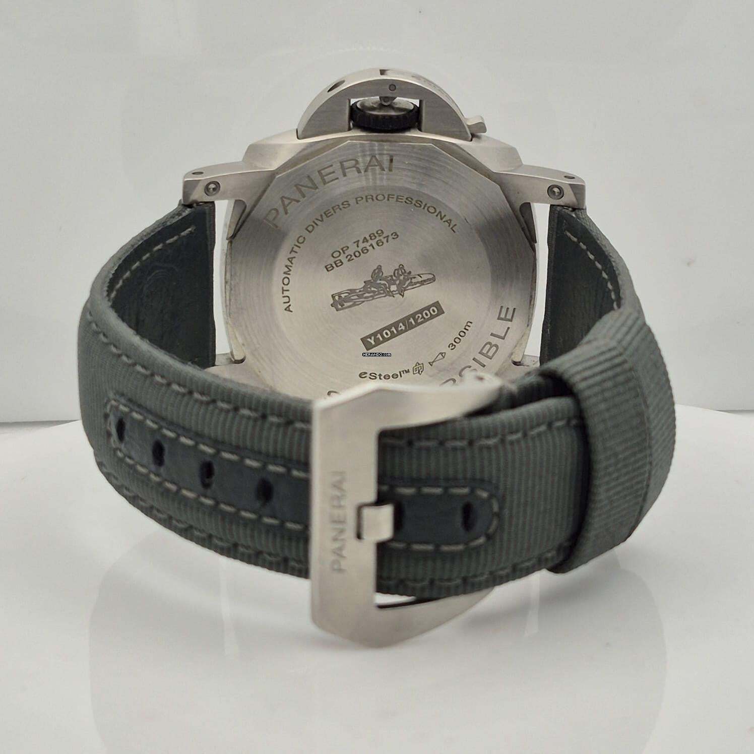 Thumbnail von Panerai Submersible Quarantaquattro Grigio Roccia Ceramic 44mm Automático Completo