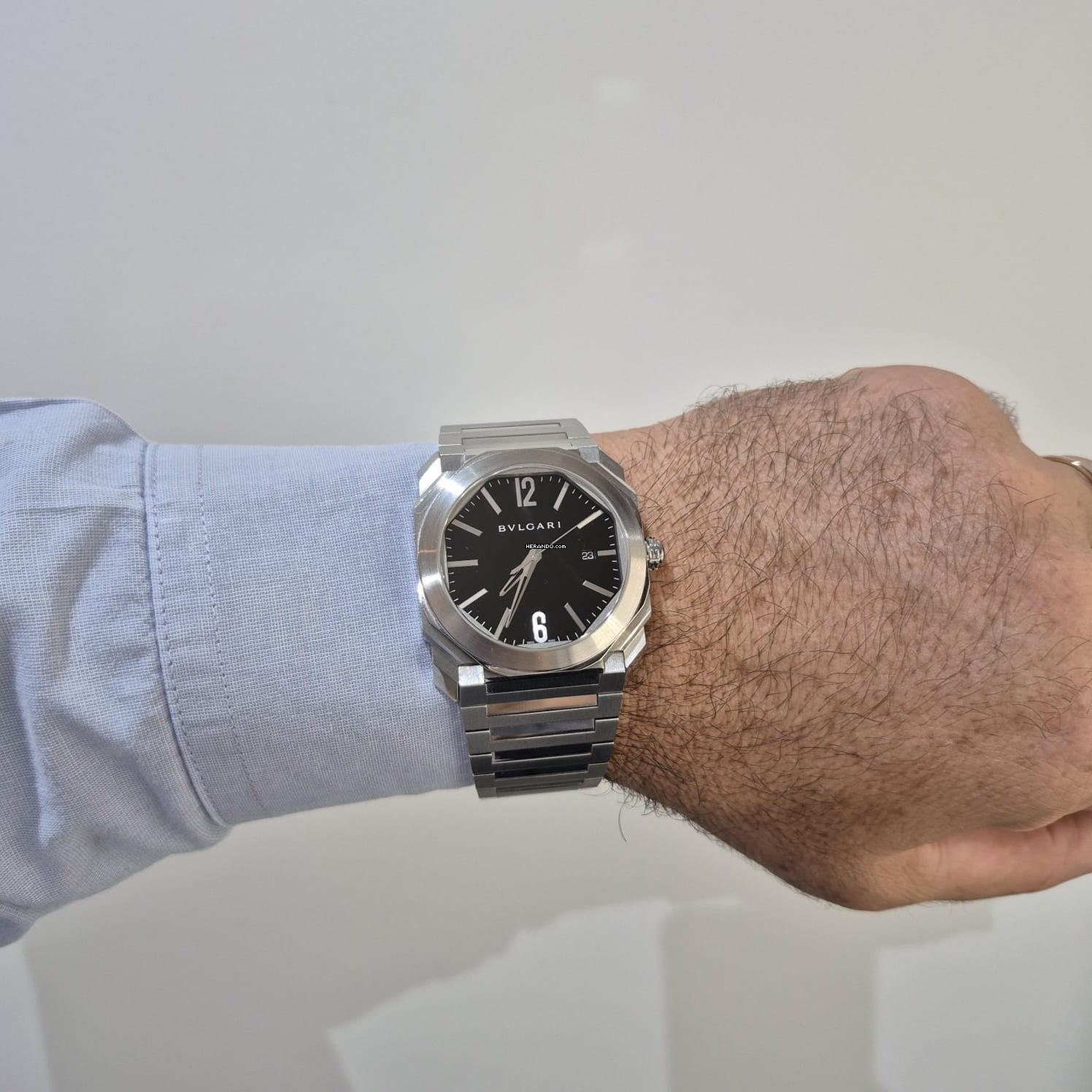 Thumbnail von Bulgari Octo Full Steel Black Dial 41mm Automático Completo