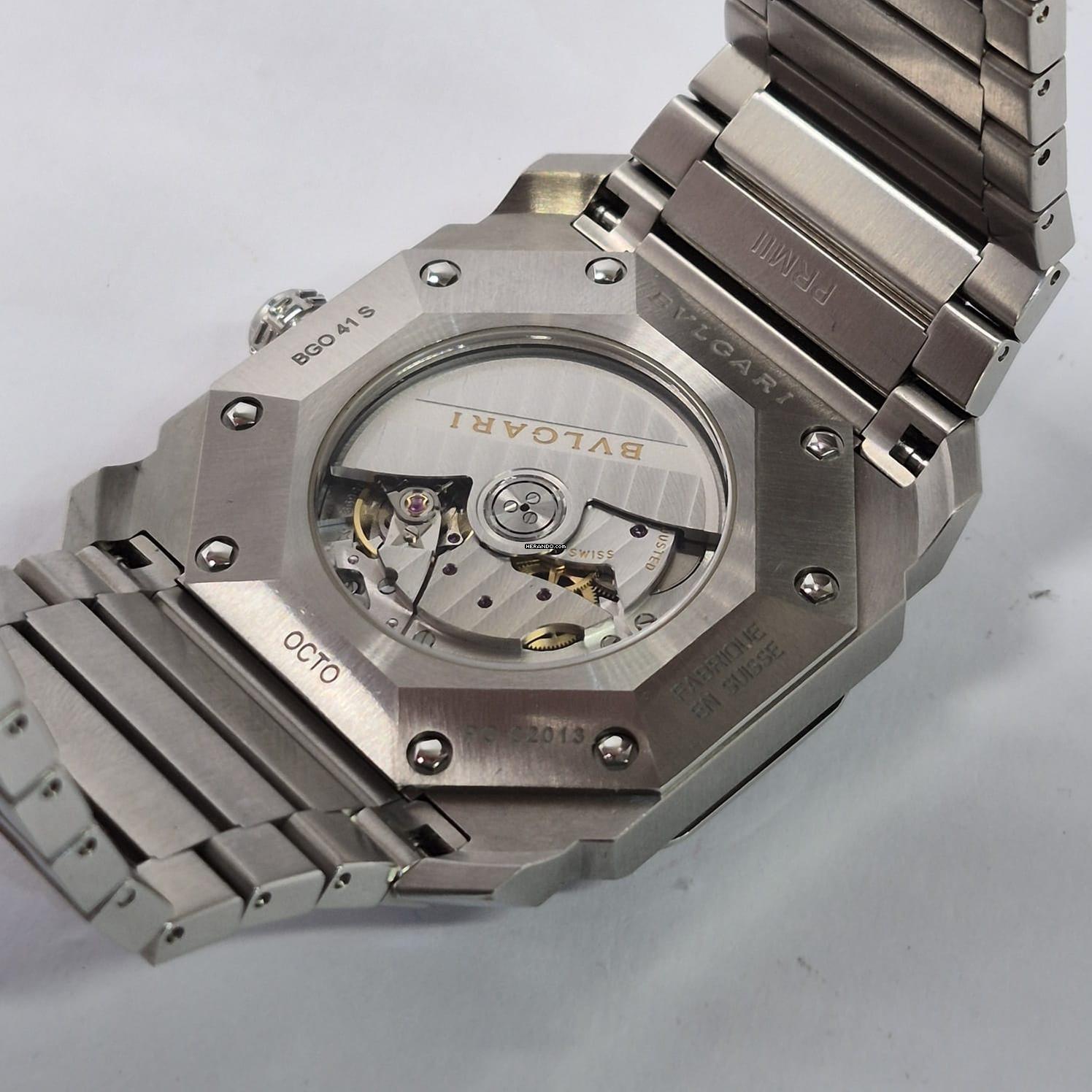 Thumbnail von Bulgari Octo Full Steel Black Dial 41mm Automático Completo