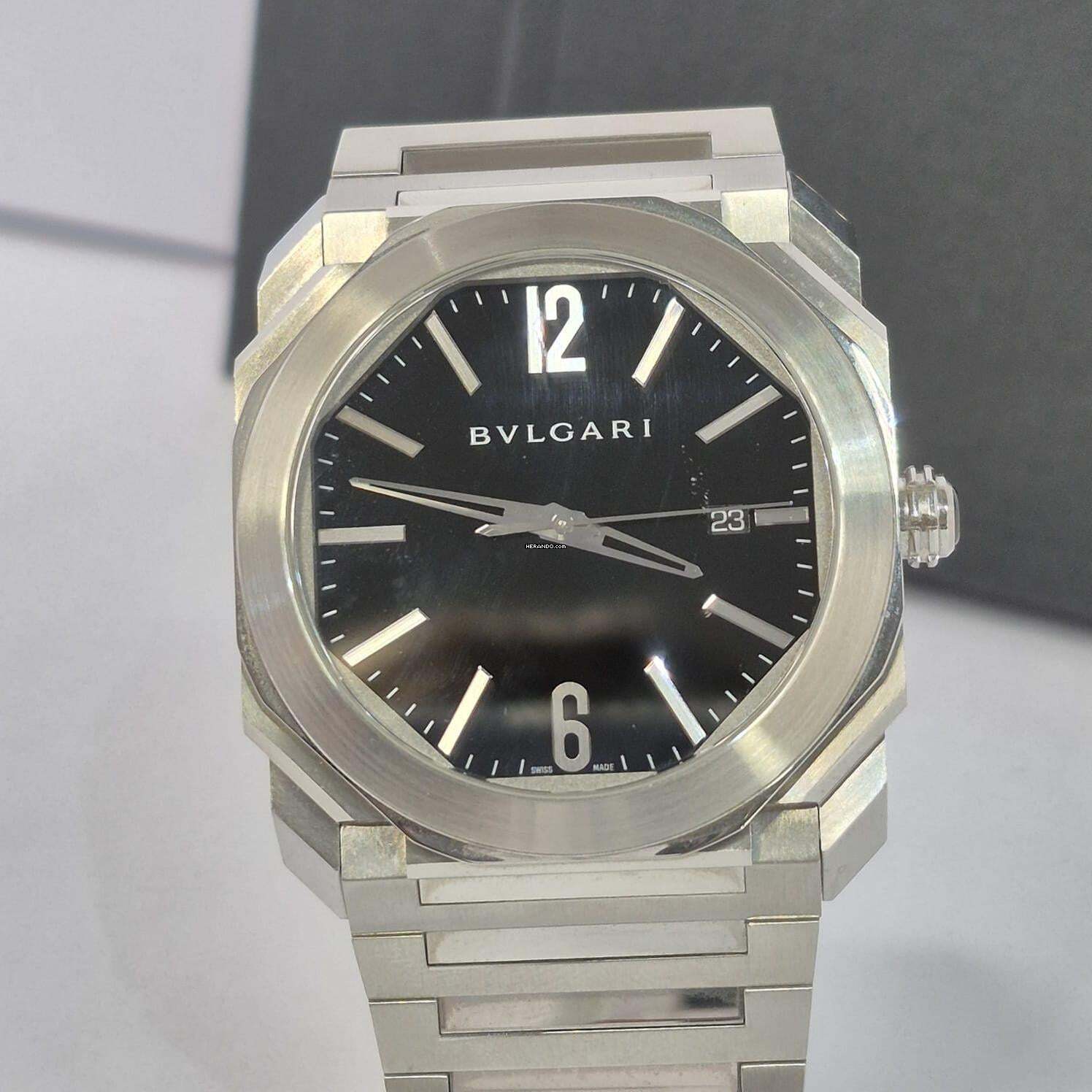 Thumbnail von Bulgari Octo Full Steel Black Dial 41mm Automático Completo